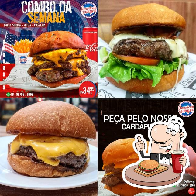 Os hambúrgueres do American Burger irão saciar uma variedade de gostos