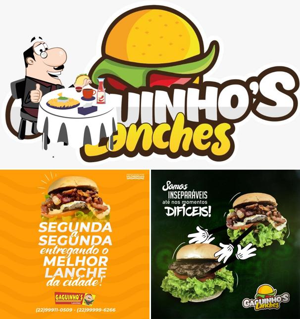 Peça um hambúrguer no Gaguinho's Lanches