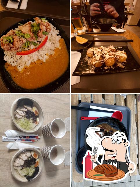 Kinka Ramen propose des repas à base de viande