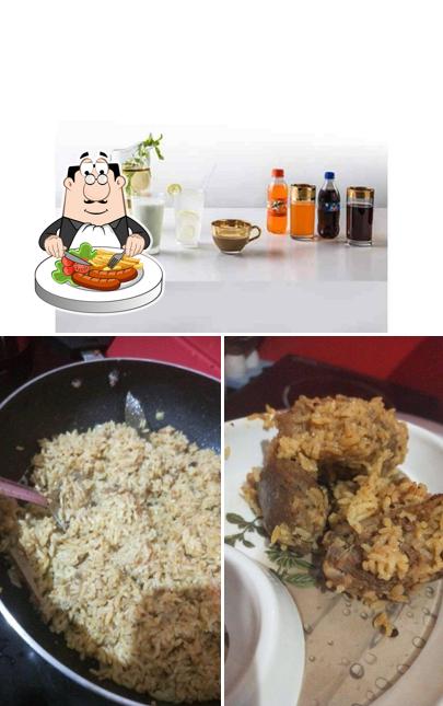 The restaurant's food and beverage