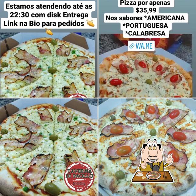 Peça diferentes tipos de pizza