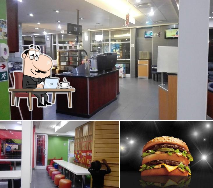 Jetez un coup d’oeil à l’image indiquant la intérieur et burger concernant McDonald's Amanzimtoti Drive-Thru