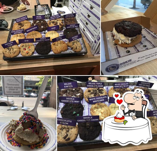 Insomnia Cookies provides a variety of sweet dishes