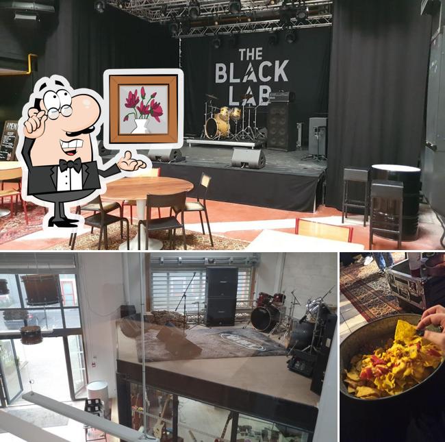 L’image de la intérieur et nourriture de THE BLACK LAB’s