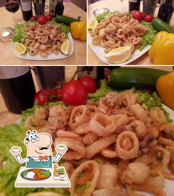 Calamari fritti al Pizzeria Tre Stelle