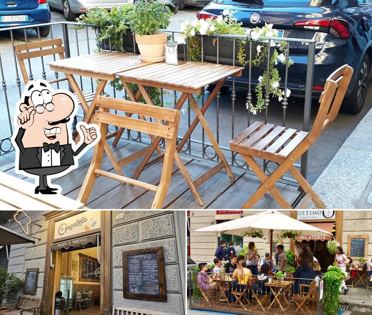 Siediti a un tavolo di PapàLele Gelateria - San Salvario
