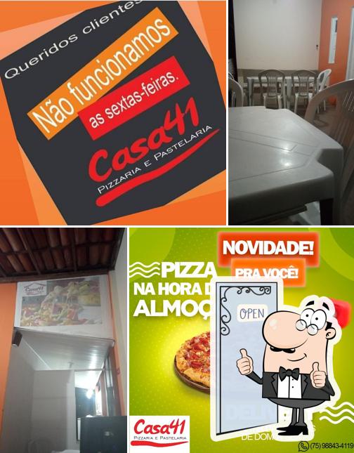 Look at this pic of Pizzaria e Pastelaria Casa41