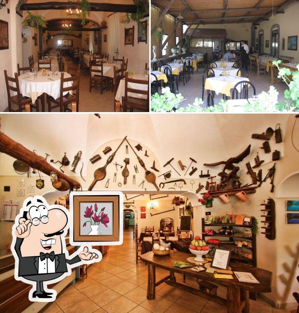 Gli interni di La Chiana Ristorante