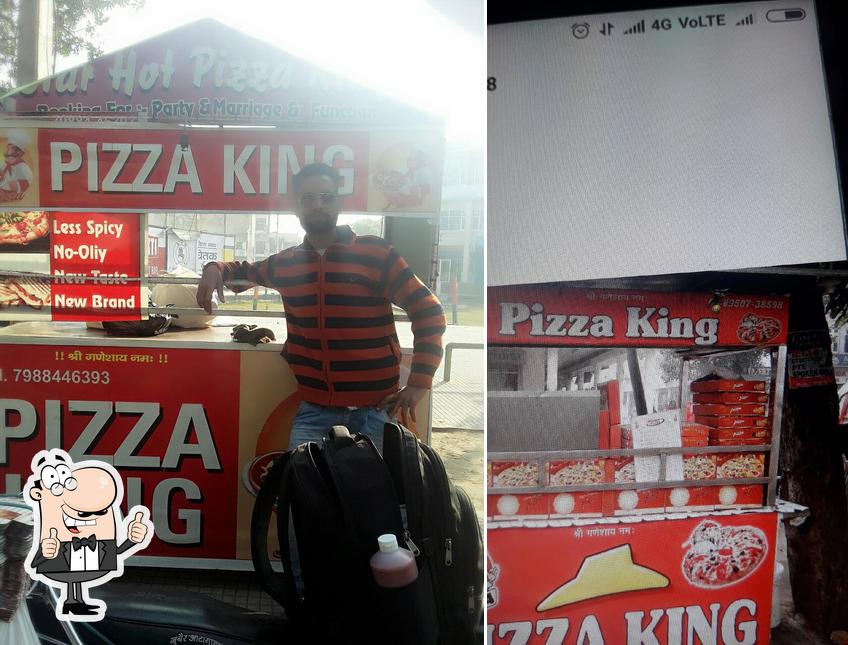 Here's a picture of pizza king