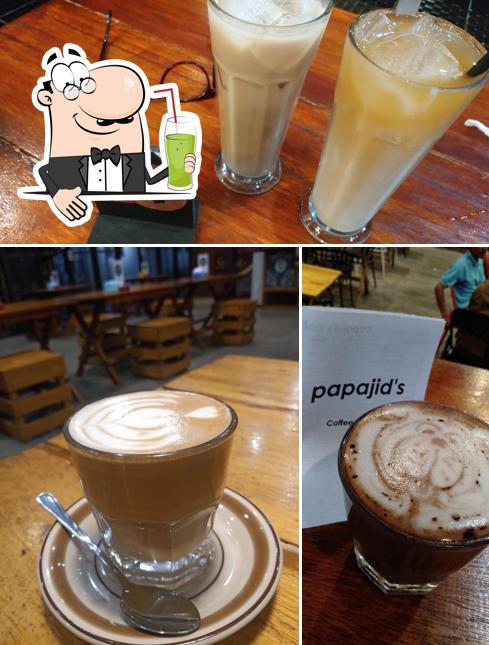 Enjoy a drink at Papajid's Coffee & Food