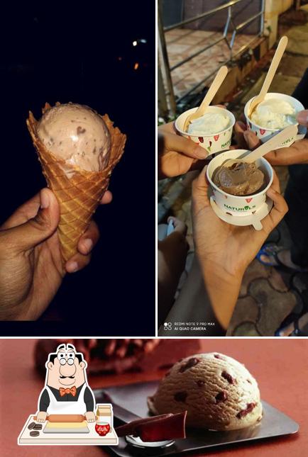 Natural Ice Cream provides a selection of desserts