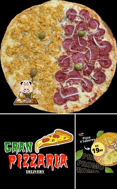 Experimente pizza no Gran Pizzaria PNZ