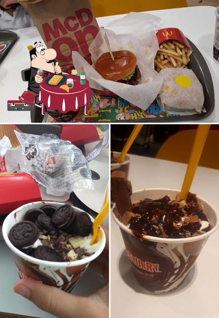 McDonald's Drive oferece uma gama de pratos doces