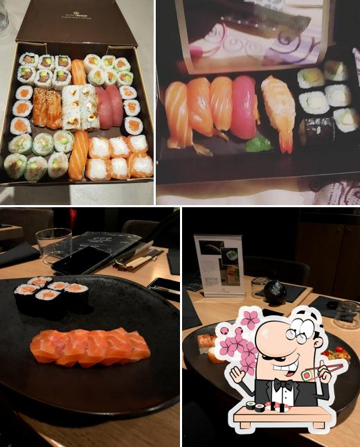 Les sushi sont offerts par Sushi Shop Rouen Vieux Marché