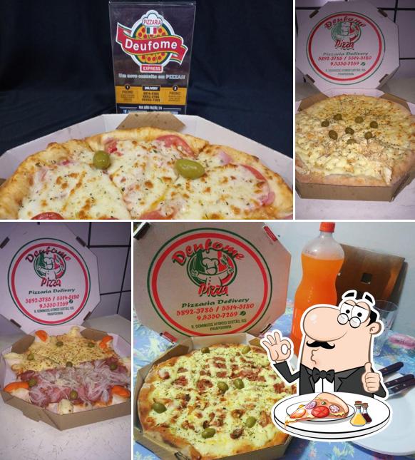 Consiga pizza no Deufome Pizzaria