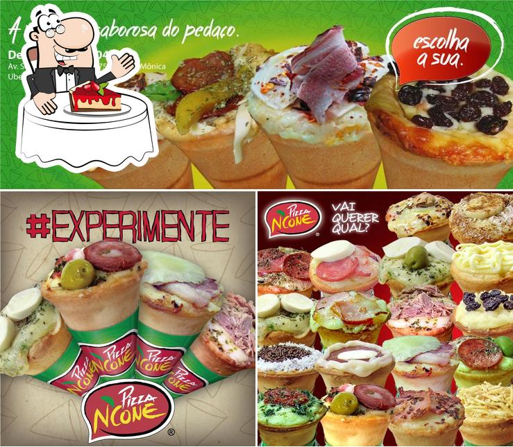 Pizza N'Cone serve uma escolha de pratos doces