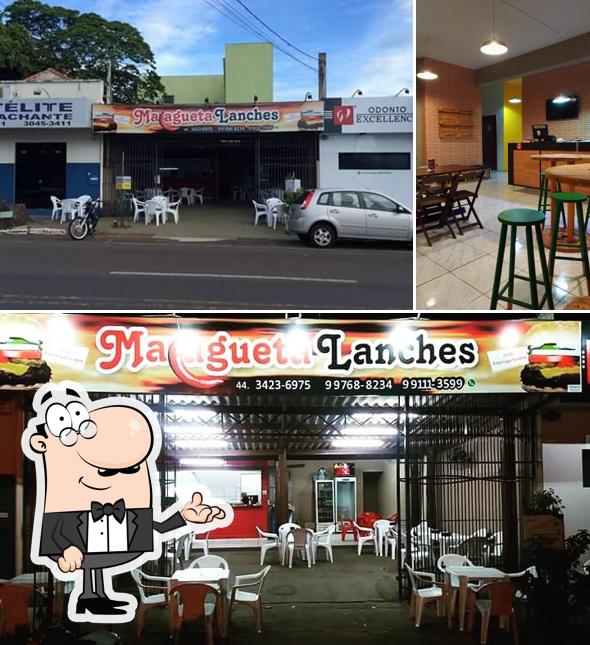 O interior do Malagueta Lanches