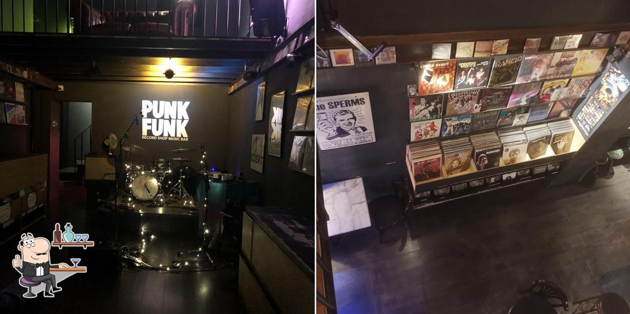 L'intérieur de Punk Funk Record Shop Music Bar