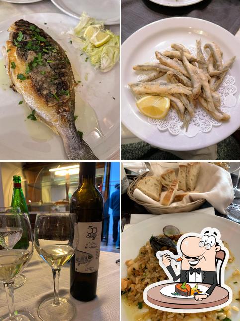 Osteria da Carmela serve un menu per gli amanti del pesce