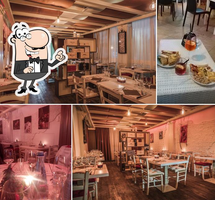 Gli interni di Butterfly Wine Bar & Food