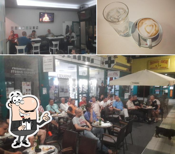 Questa è la foto che presenta la interni e bevanda di Caffe bar Oliva