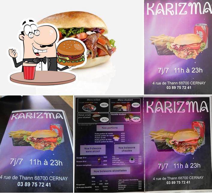 Commandez un hamburger à karizma2