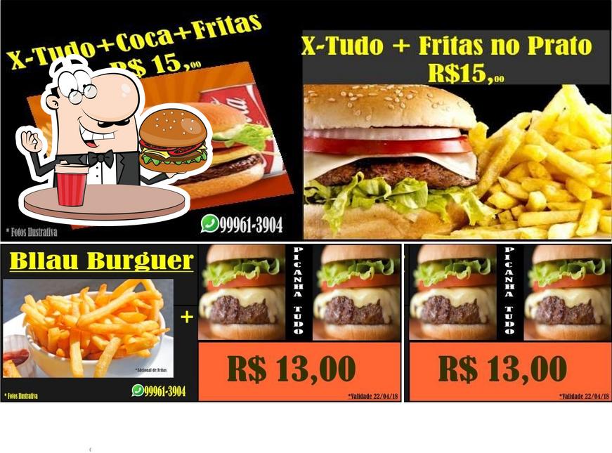 Consiga um hambúrguer no BLLAU Burguer