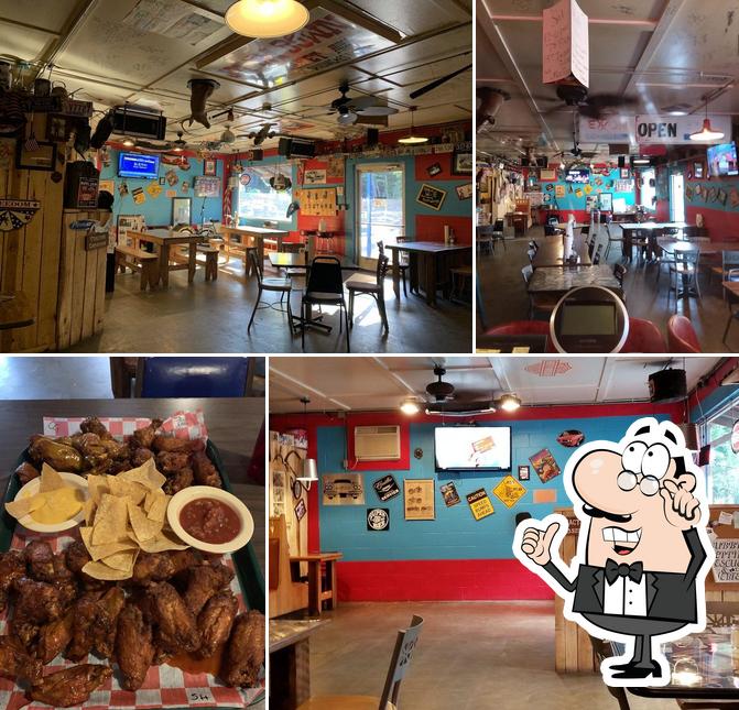 The interior of Hillbilly's Wing Shack