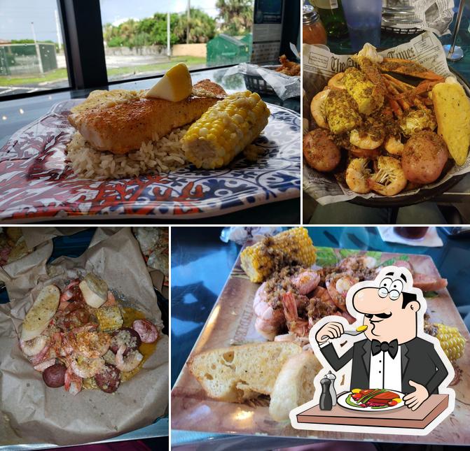 Meals at Beachside Seafood, Indialantic