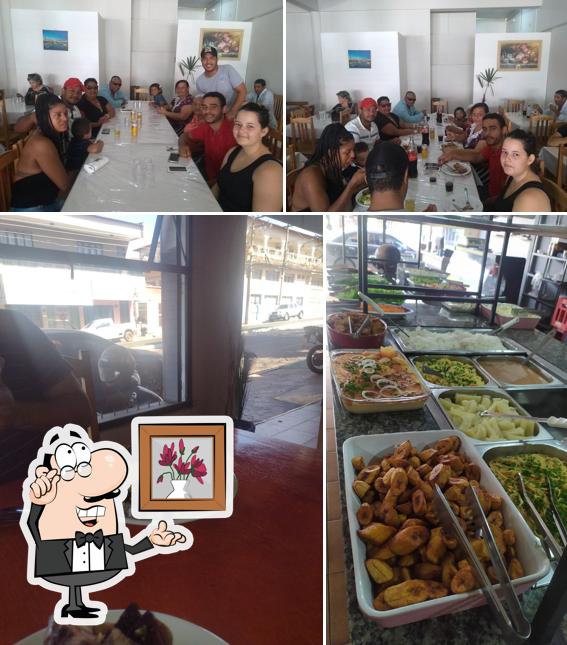 Entre diferentes coisas, interior e comida podem ser encontrados no Churrascaria Sbardeloto