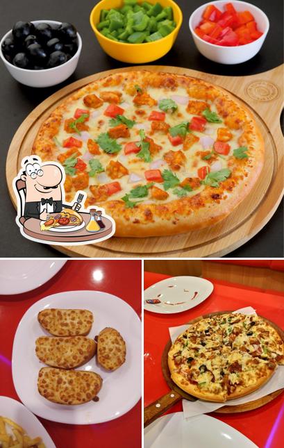 Pick various kinds of pizza