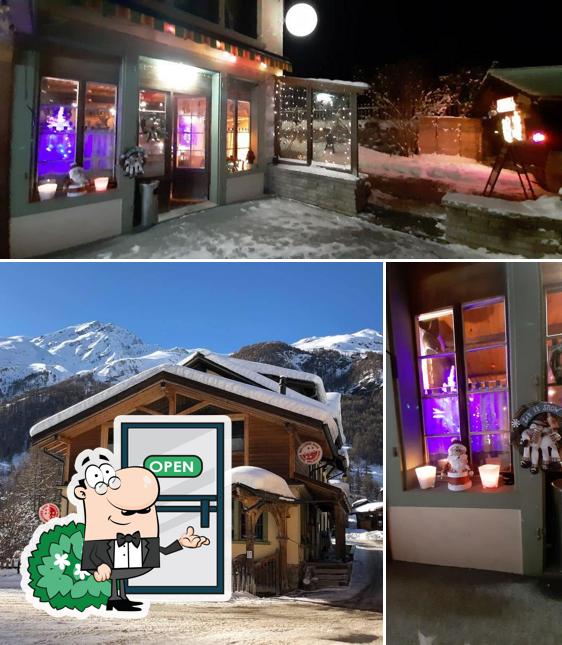 Hôtel - Pizzeria des Alpes si caratterizza per la esterno e interni