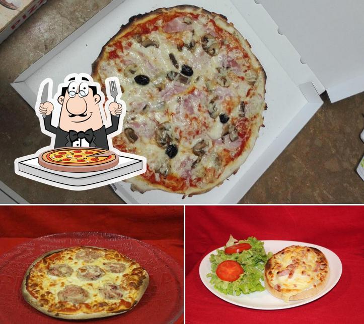 Prenez différents genres de pizzas