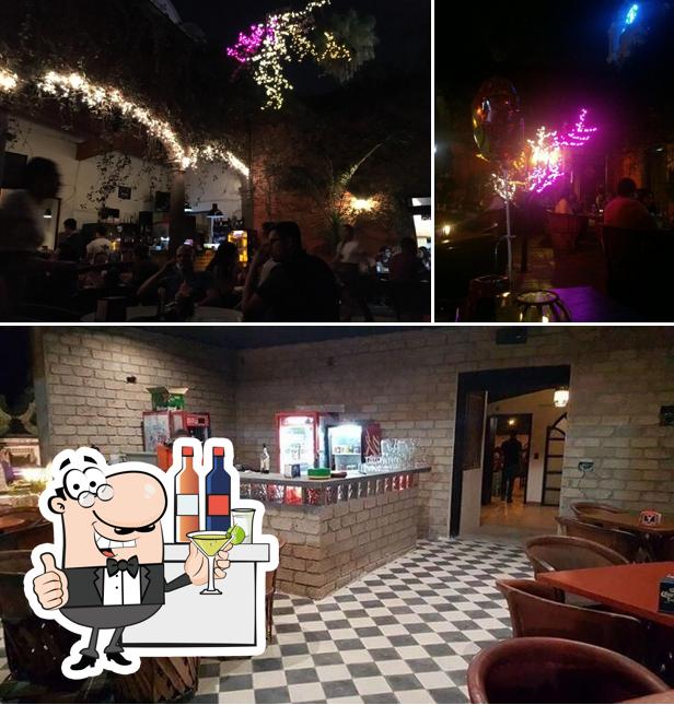 Take a look at the photo showing bar counter and interior at La Valentina Cantina