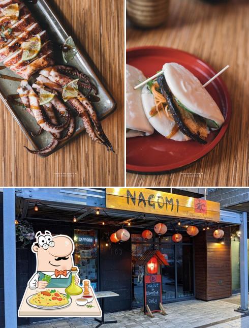 Voici l’image indiquant la nourriture et intérieur sur Restaurant Japonais Nagomi