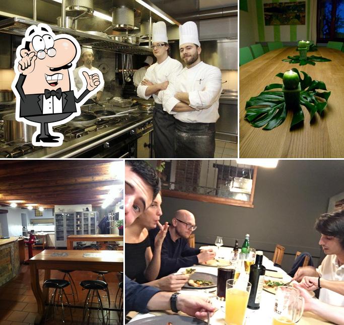 Gli interni di Osteria San Giorgio - ex Ottocento