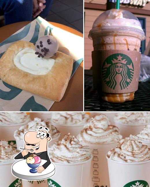 Starbucks provides a number of desserts