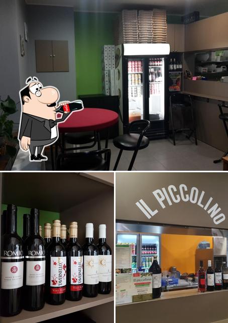 Pizzeria IL PICCOLINO se distingue par sa boire et intérieur