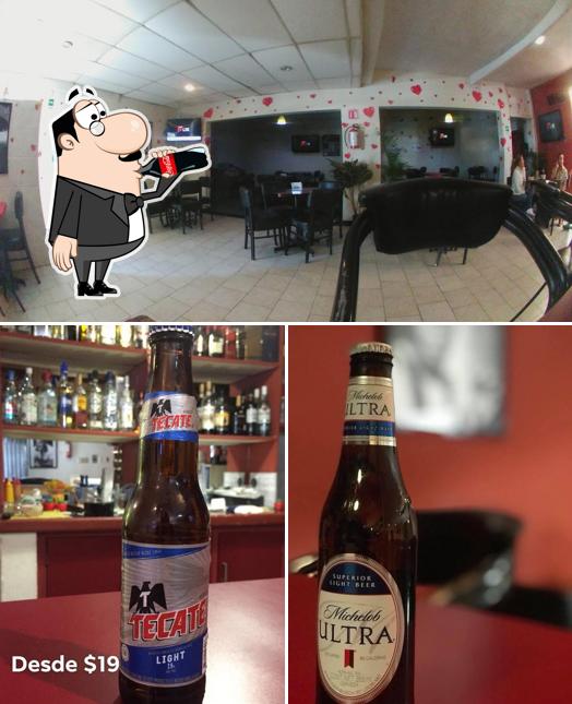 Estas son las fotos donde puedes ver bebida y comedor en bar san isidro