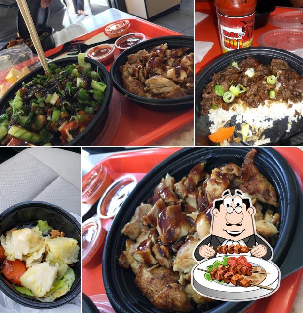 Food at WaBa Grill