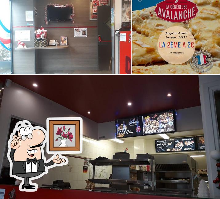 La photo de la intérieur et nourriture de Domino's Pizza Rezé - Ragon’s