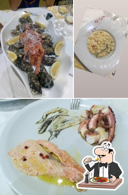 Platti al Ristorante di pesce IL CORALLO