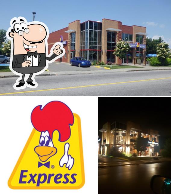 L'extérieur de Express St-Hubert