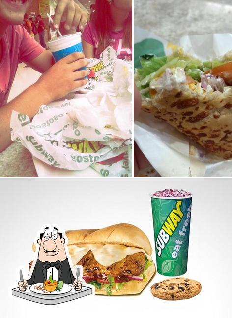 Comida em Subway