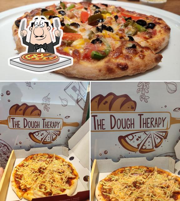 Pick pizza at The Dough Therapy