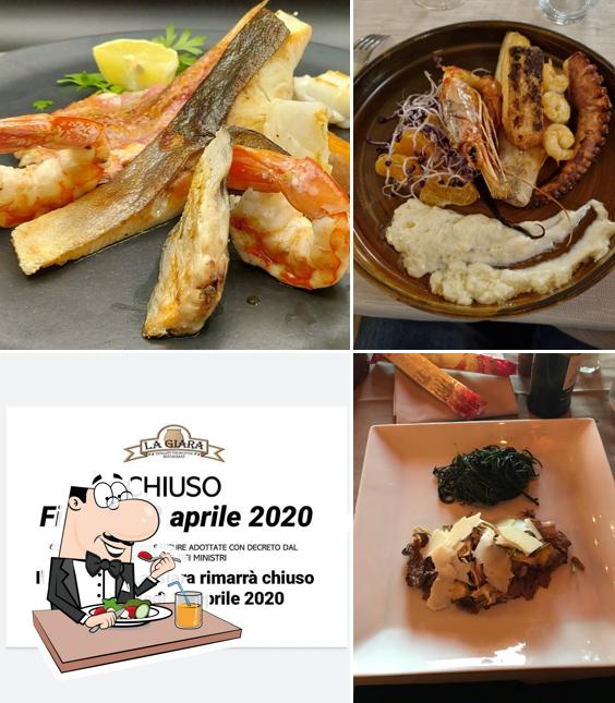 Cibo al Ristorante La Giara