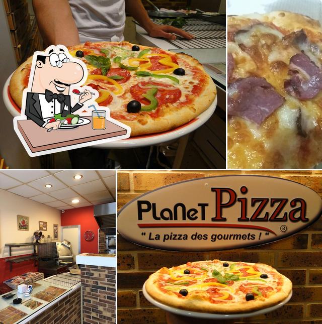 Nourriture à Planet Pizza Marmande