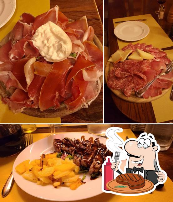 Essayez des repas à base de viande à Ristorante Pensavo Peggio