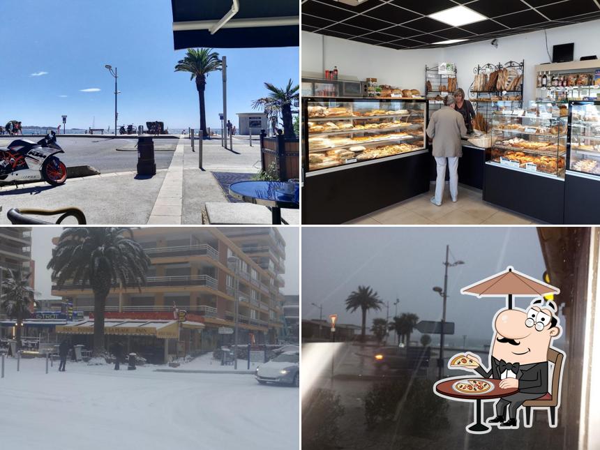 Profitez de la vue de l'espace ouvert de Pâtisserie de la Plage