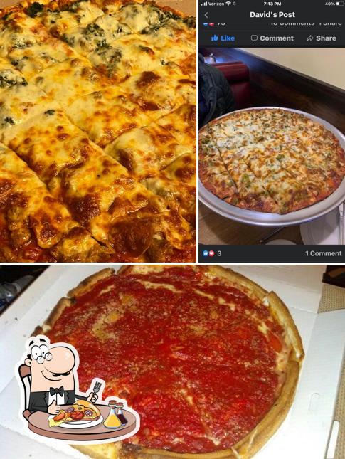 Pick pizza at Dino's Italian Pizza & Italian Restaurant